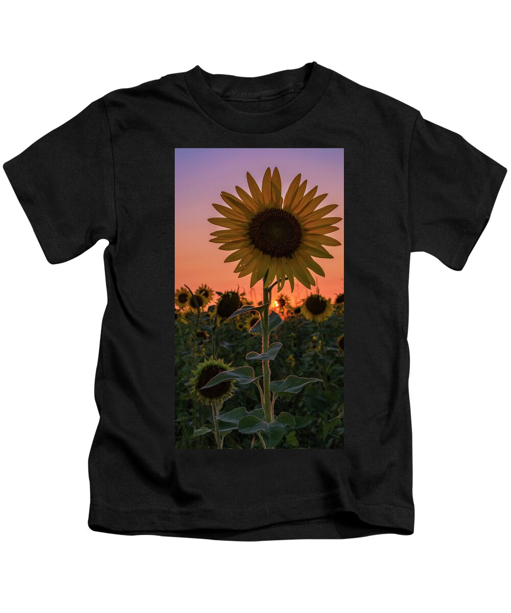 Sunset Kids T-Shirt featuring the photograph Sunset #1 by Holly Ross
