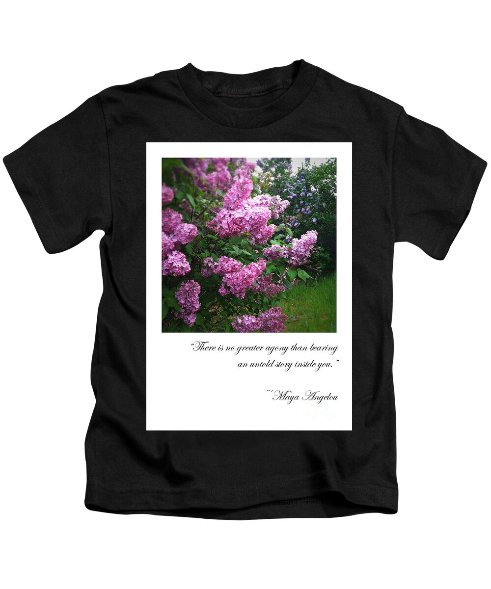 Spring Kids T-Shirt featuring the photograph 141 Fxq by Charlene Mitchell
