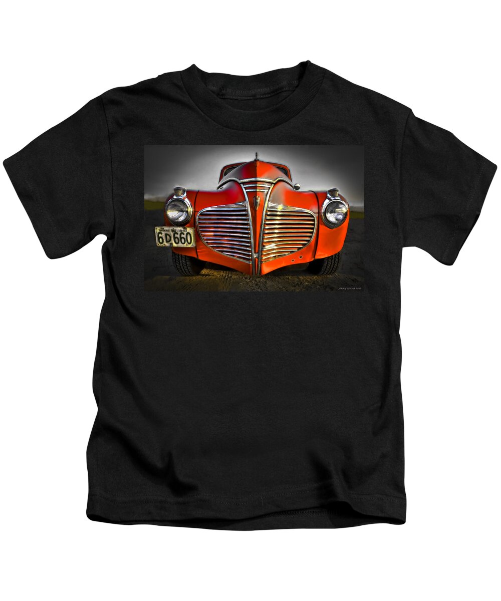 Transportation Kids T-Shirt featuring the photograph 1941 by Jerry Golab