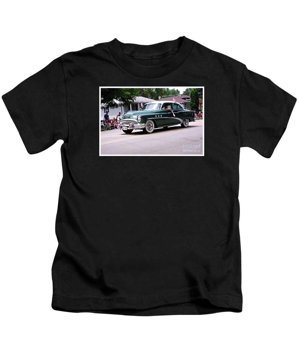 America Kids T-Shirt featuring the photograph 1953 Buick Special by Frank J Casella