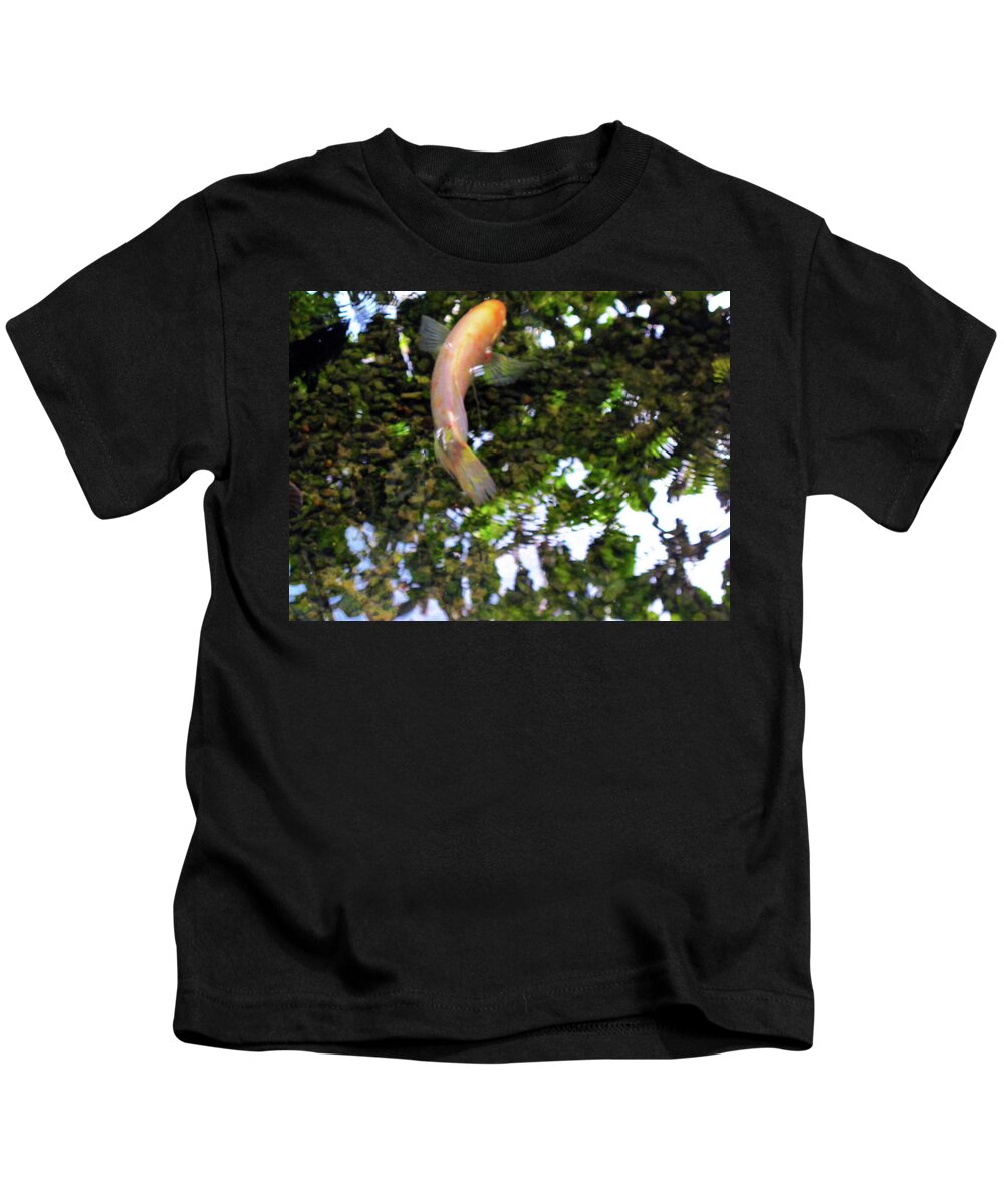 Fish Kids T-Shirt featuring the photograph Swedish Coy by Kathy Corday