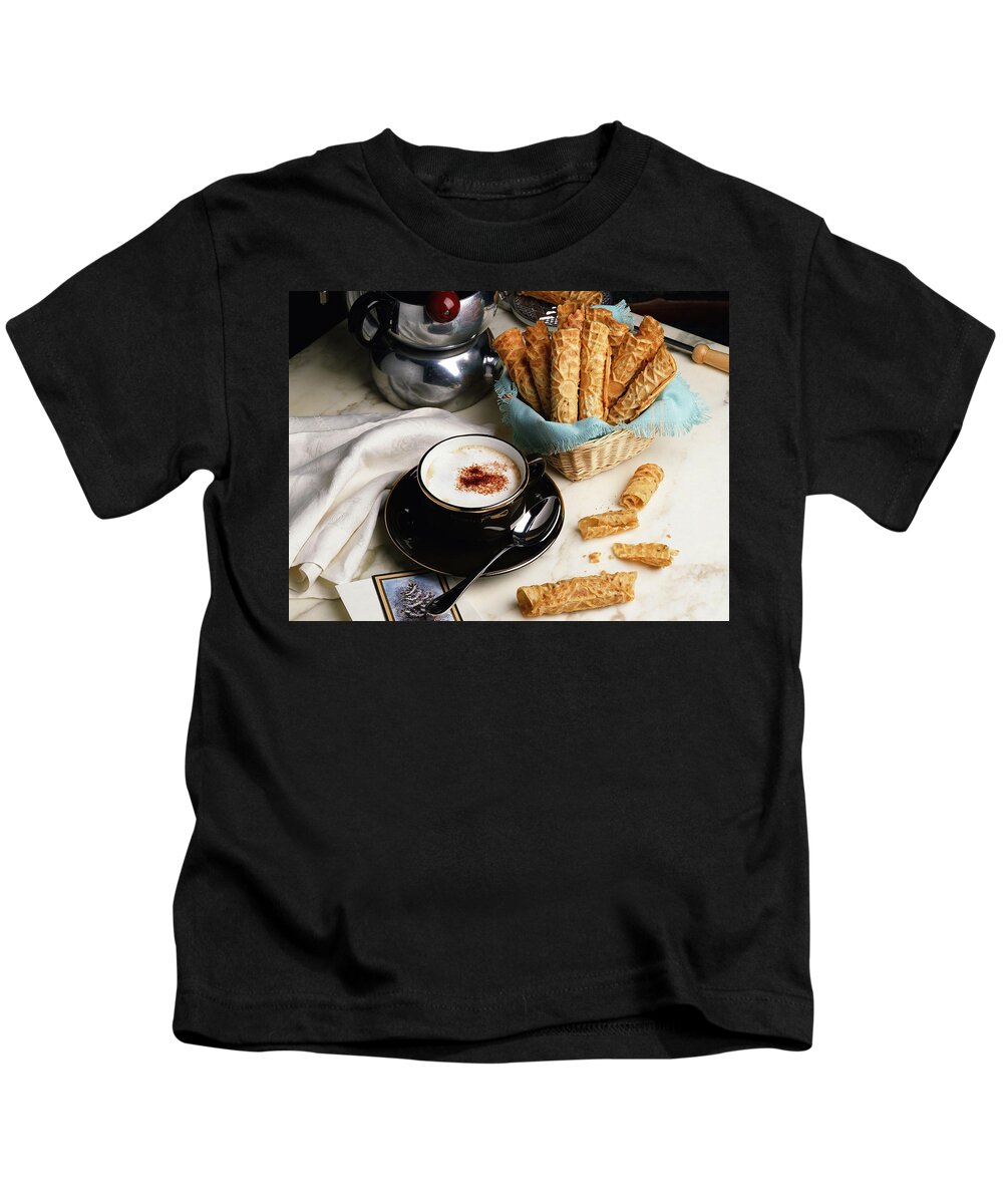 Coffee Kids T-Shirt featuring the photograph Coffee #22 by Mariel Mcmeeking