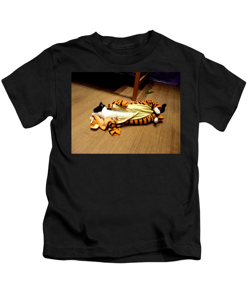 Cat Kids T-Shirt featuring the photograph Cat #251 by Jackie Russo