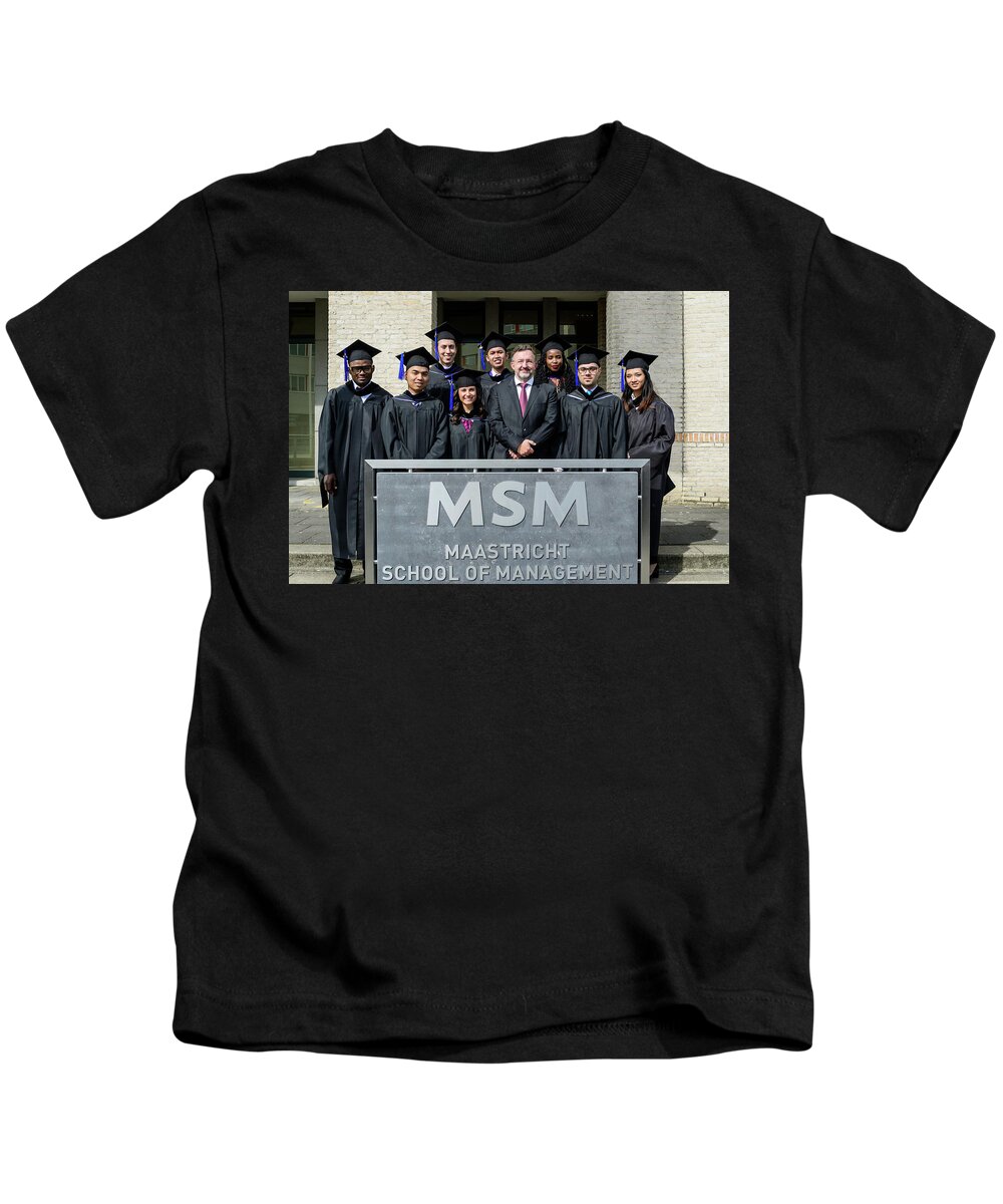  Kids T-Shirt featuring the photograph MSM Graduation Ceremony 2017 #28 by Maastricht School Of Management