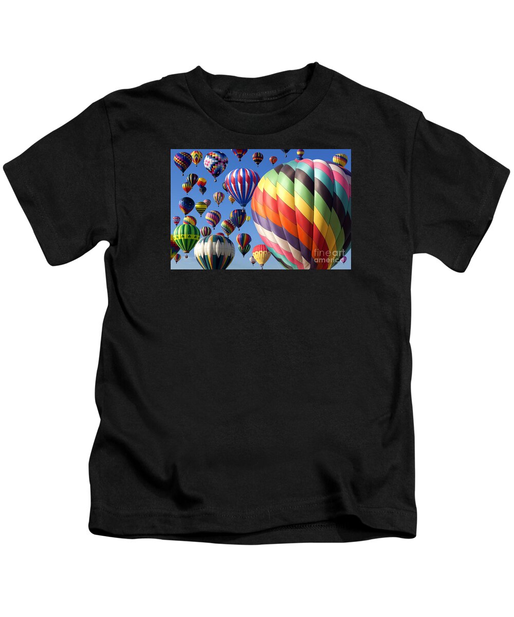Hot Air Balloon Kids T-Shirt featuring the photograph Hot Air Ballooning #3 by Anthony Totah