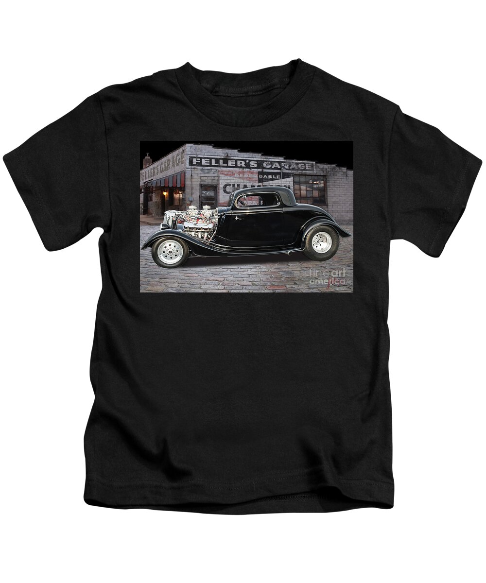 Classic Kids T-Shirt featuring the digital art 34 Ford by Jim Hatch