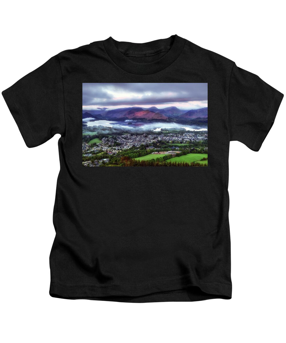 Keswick Kids T-Shirt featuring the photograph Derwentwater - Lake District #4 by Joana Kruse