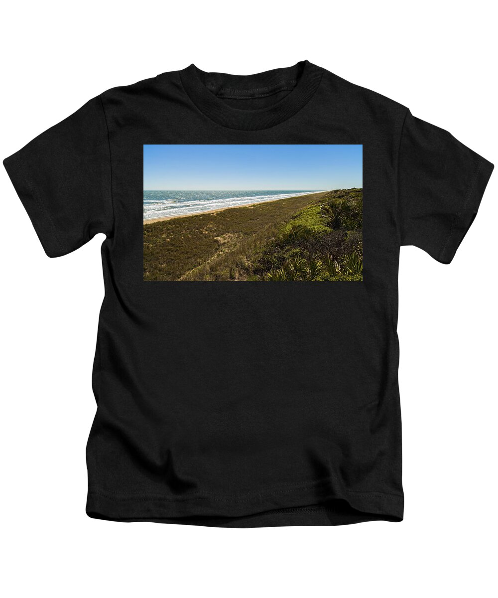 Atlantic Ocean Kids T-Shirt featuring the photograph Ponte Vedra Beach by Raul Rodriguez