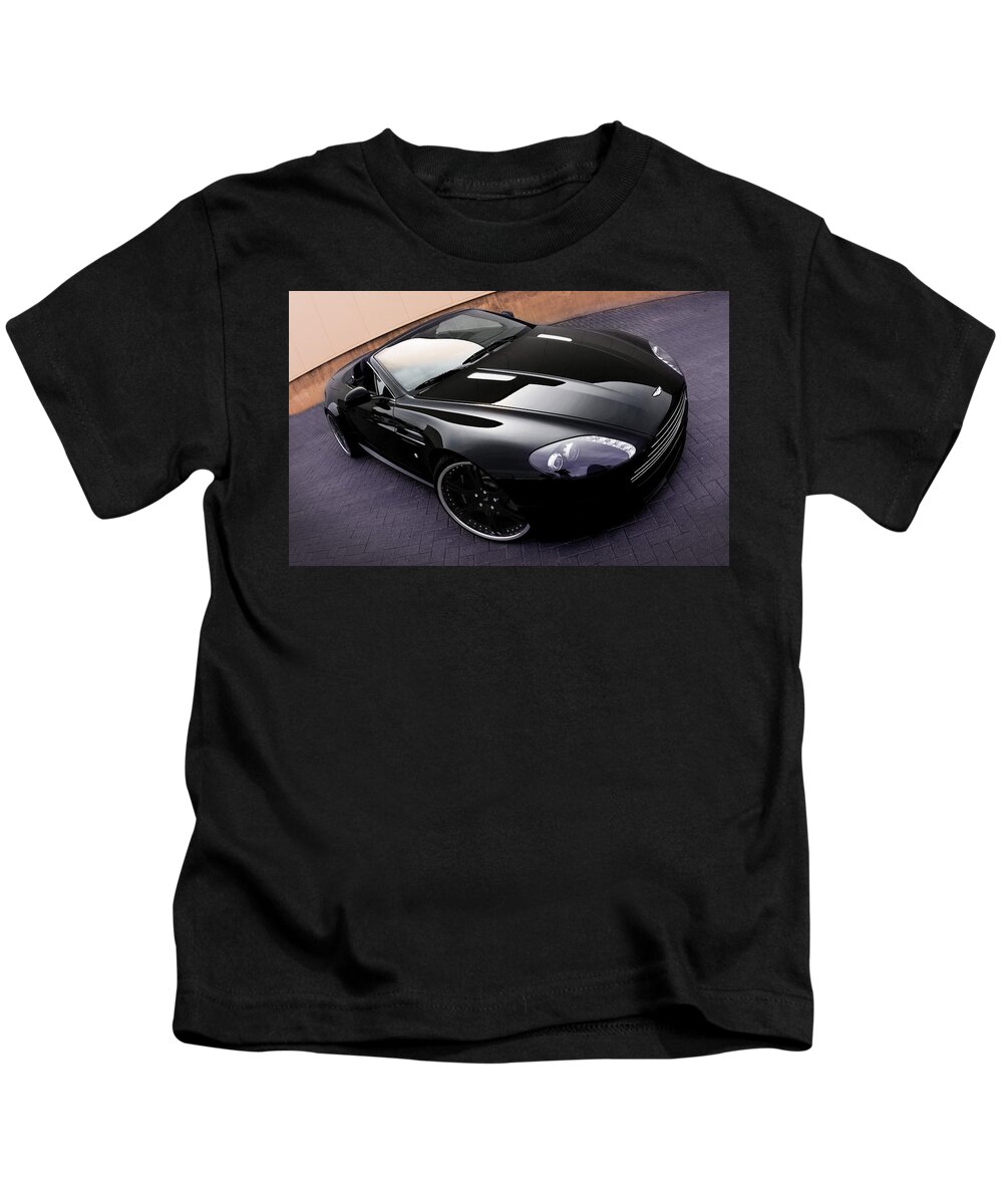 Aston Martin Kids T-Shirt featuring the photograph Aston Martin #8 by Jackie Russo