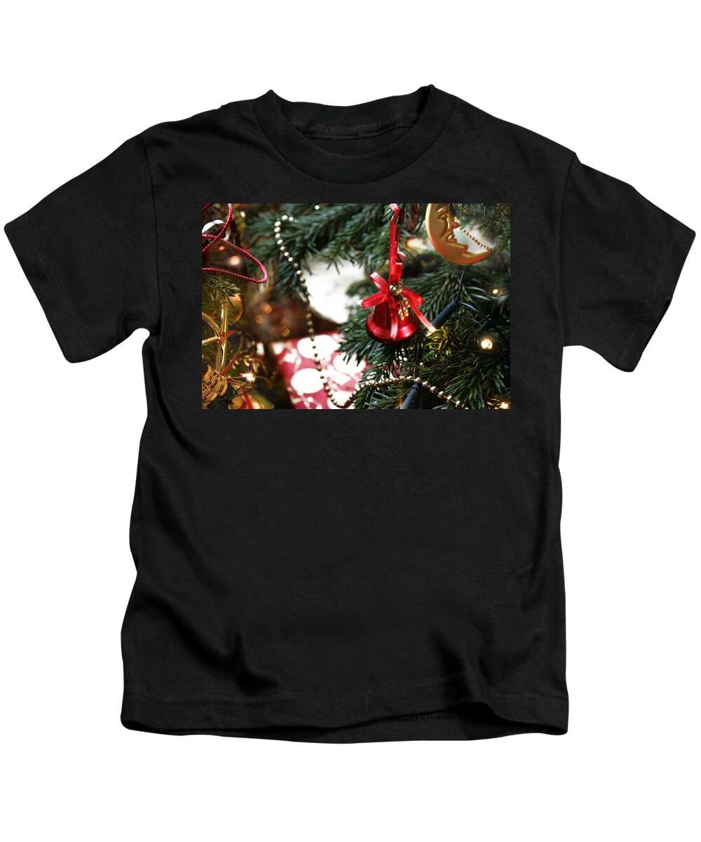 Christmas Kids T-Shirt featuring the photograph Christmas Tree Decorations #8 by Mal Bray