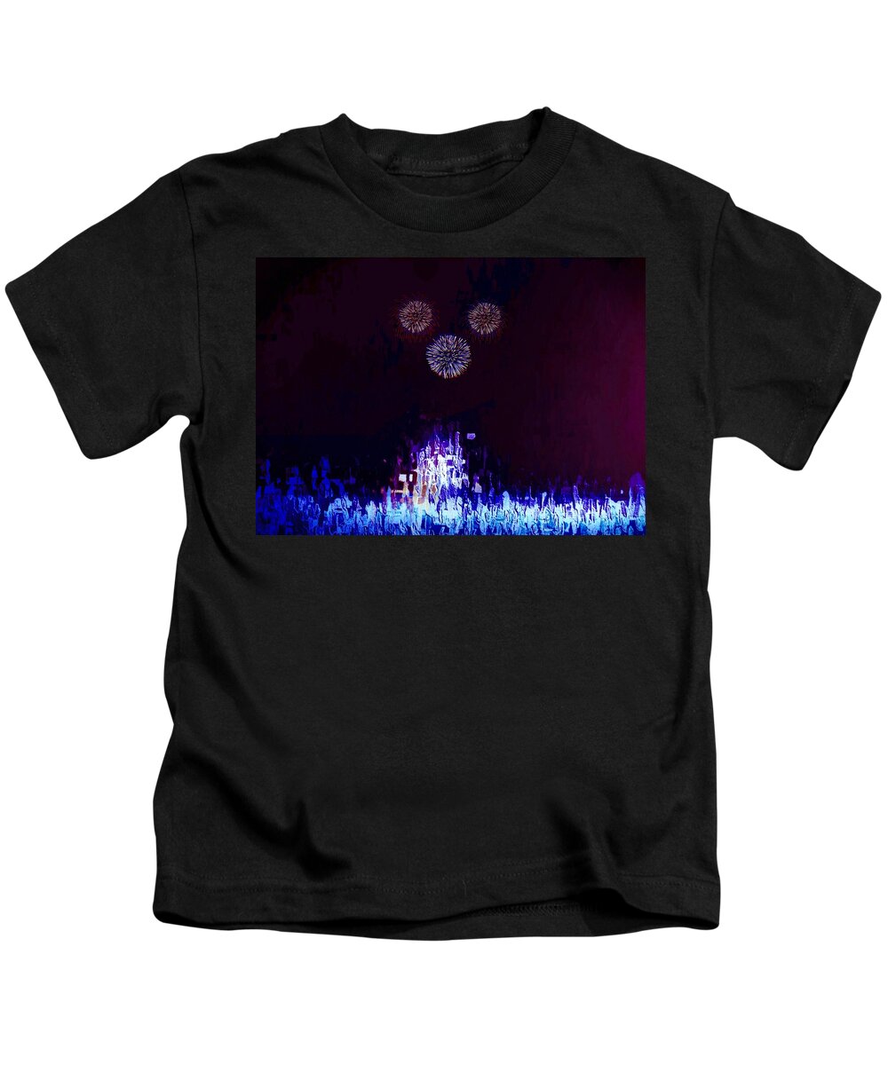 a Magical Night Kids T-Shirt featuring the painting A Magical Night by Mark Taylor