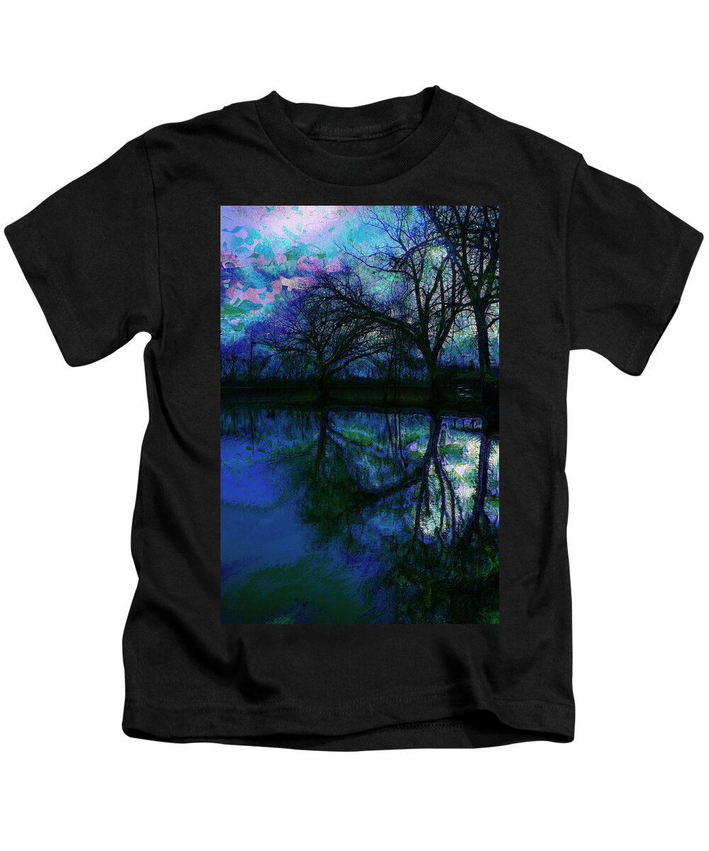 Landscape Kids T-Shirt featuring the photograph A Monet Kinda Day by Julie Lueders 