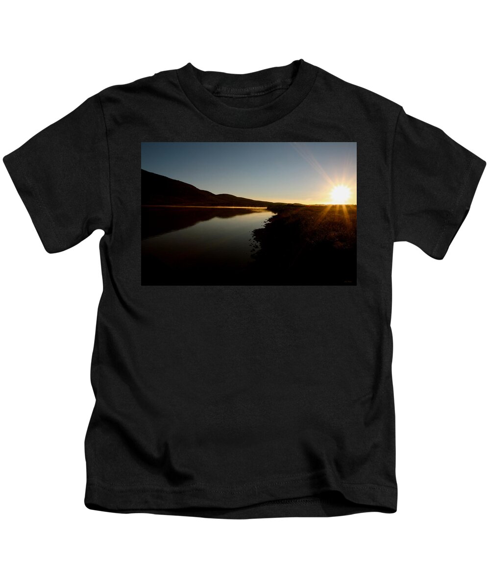 Sunrise Kids T-Shirt featuring the photograph A new day at dawn by Julian Wicksteed