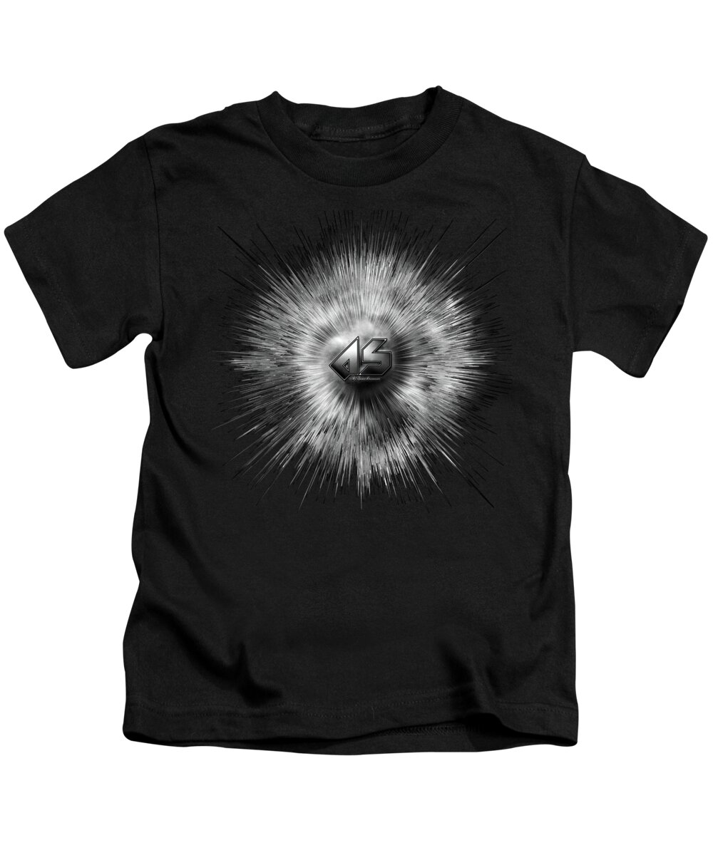 A-synchronous Kids T-Shirt featuring the digital art A-Synchronous Ethereal Flare by Rolando Burbon