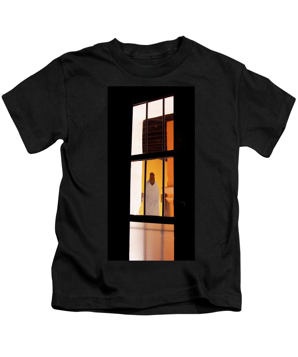 Antigua Kids T-Shirt featuring the photograph Abstract Window by Tatiana Travelways
