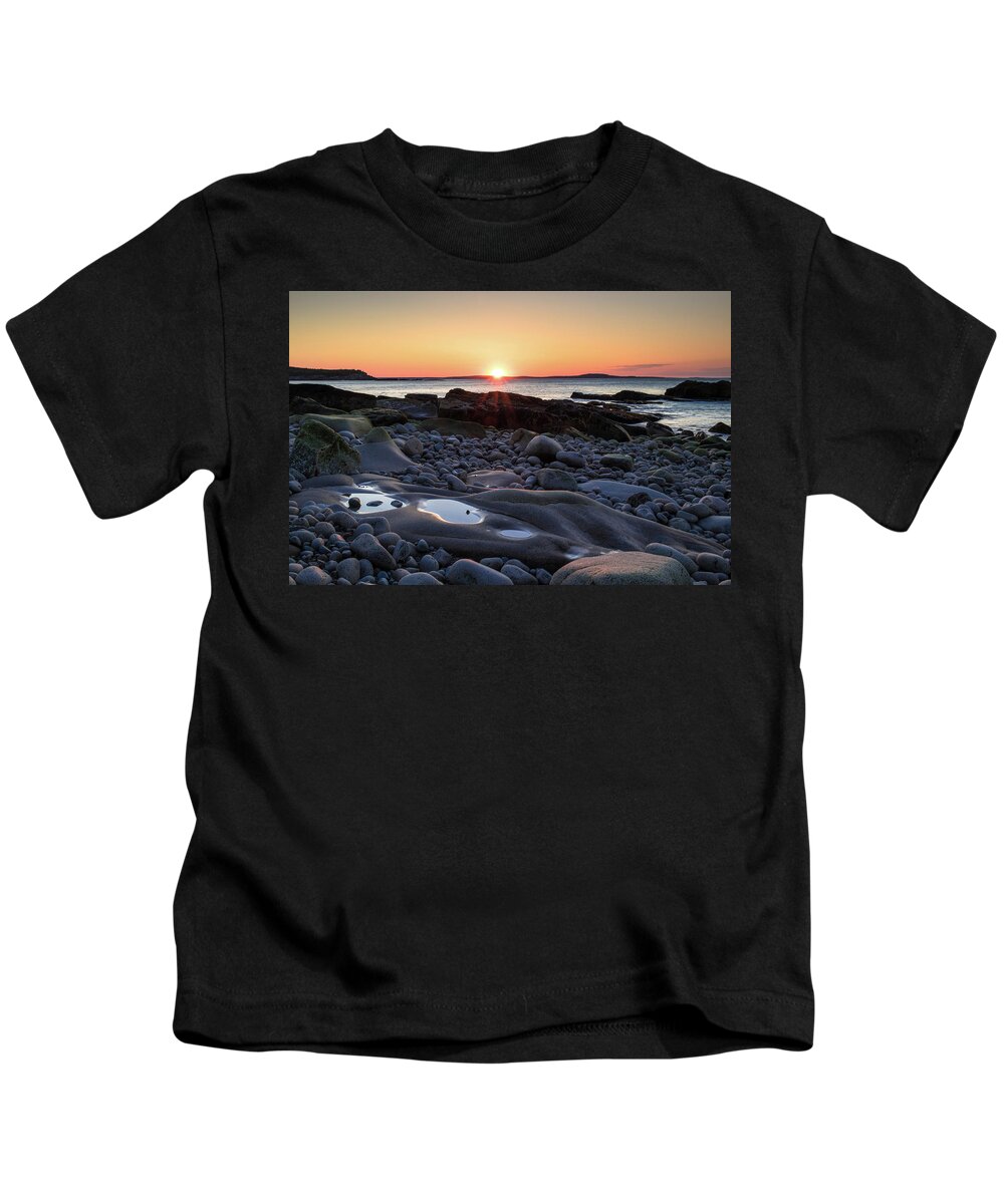 Sunrise Kids T-Shirt featuring the photograph Acadian Sunrise by Holly Ross