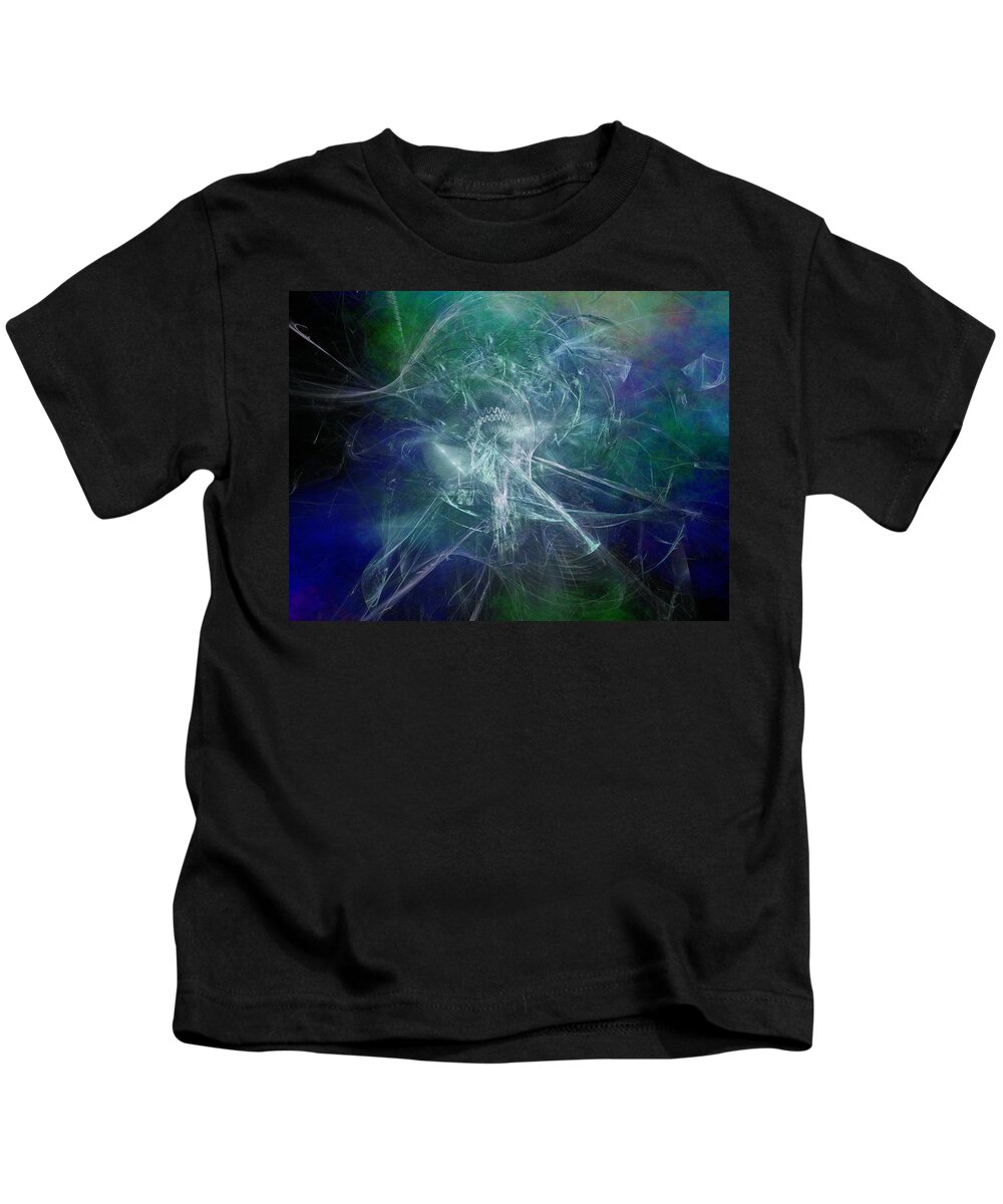 Art Kids T-Shirt featuring the digital art Aeon of the Celestials by Jeff Iverson