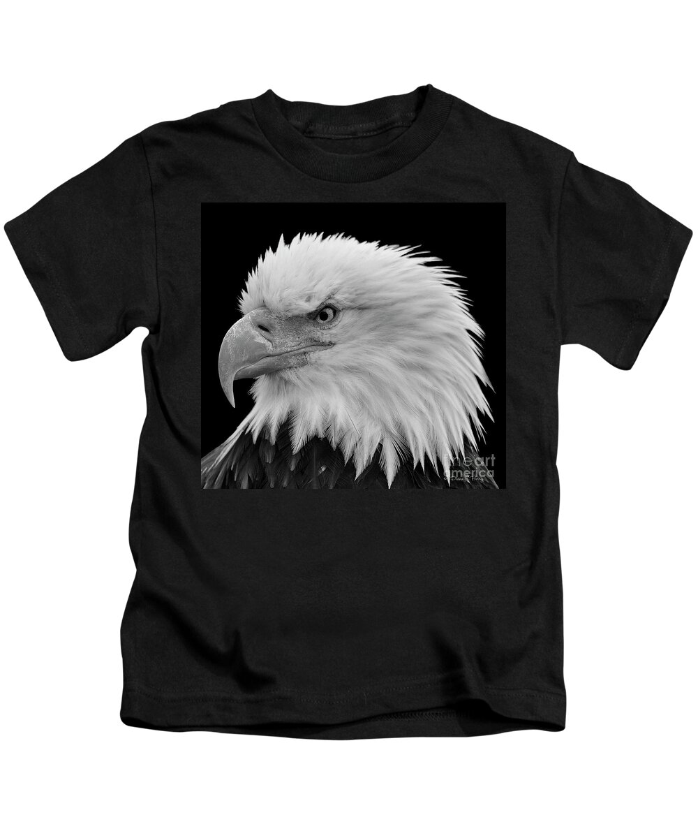 Diane Berry Kids T-Shirt featuring the photograph American Fierce by Diane E Berry