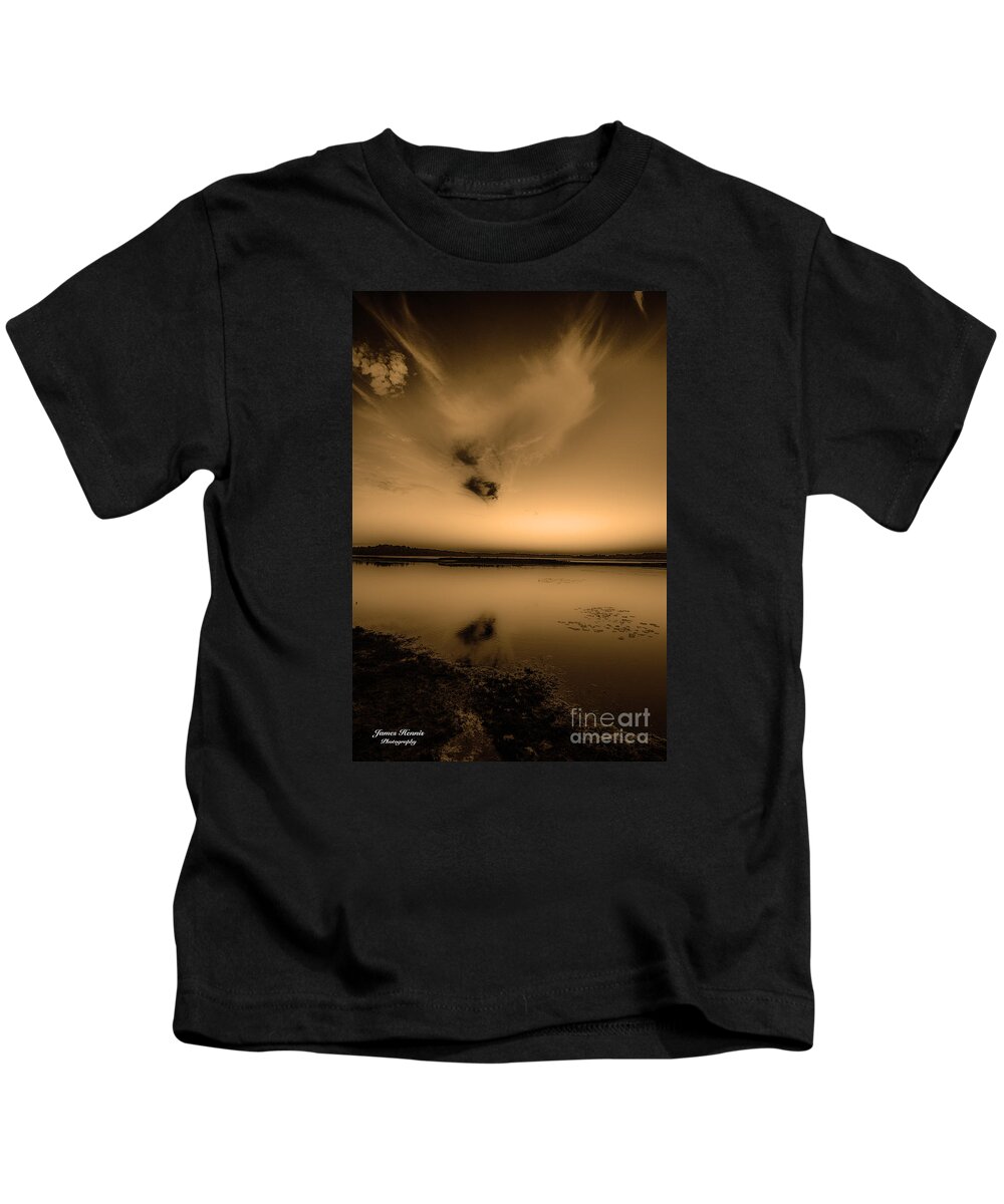 Clouds Kids T-Shirt featuring the photograph Another thought by Metaphor Photo