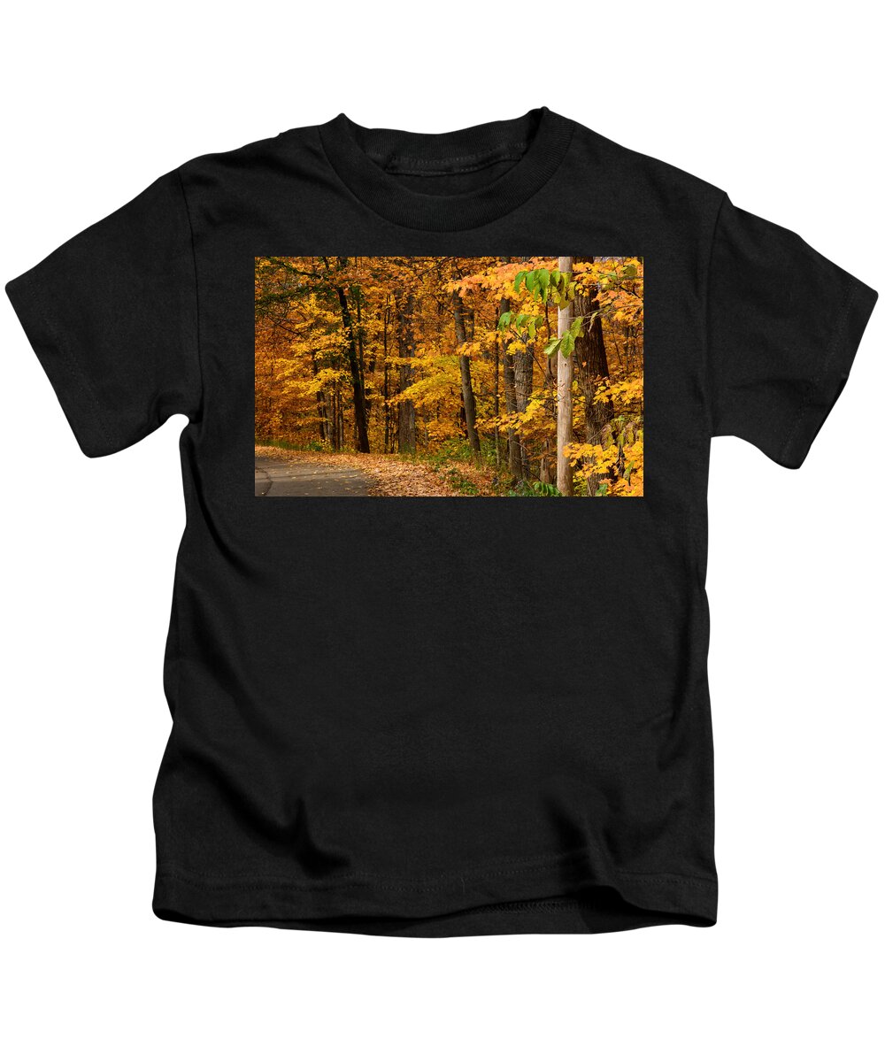 Autumn Colors Kids T-Shirt featuring the photograph Autumn Colors by Peter Ponzio