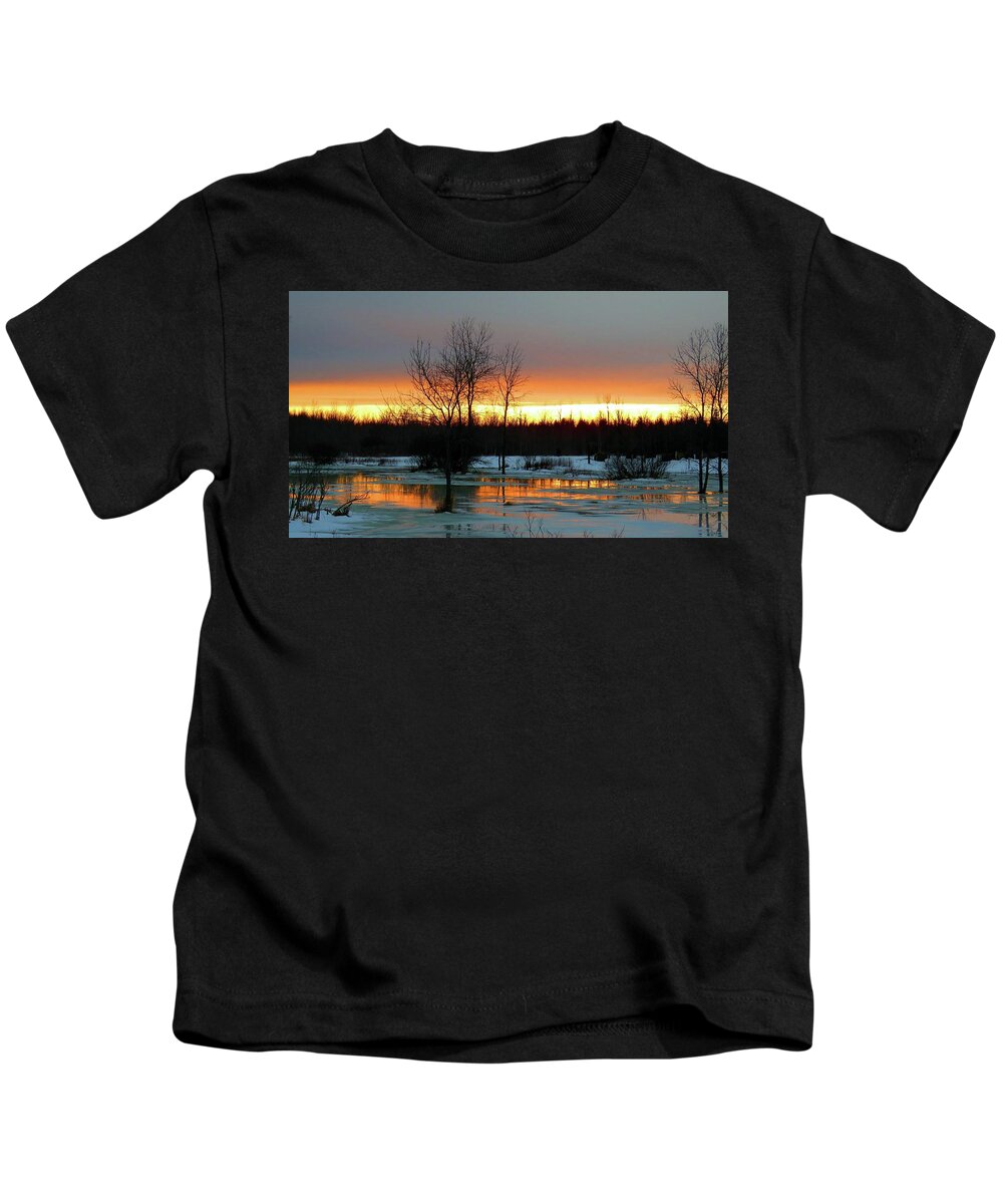 Clayton Kids T-Shirt featuring the photograph Back roads of Clayton by Dennis McCarthy
