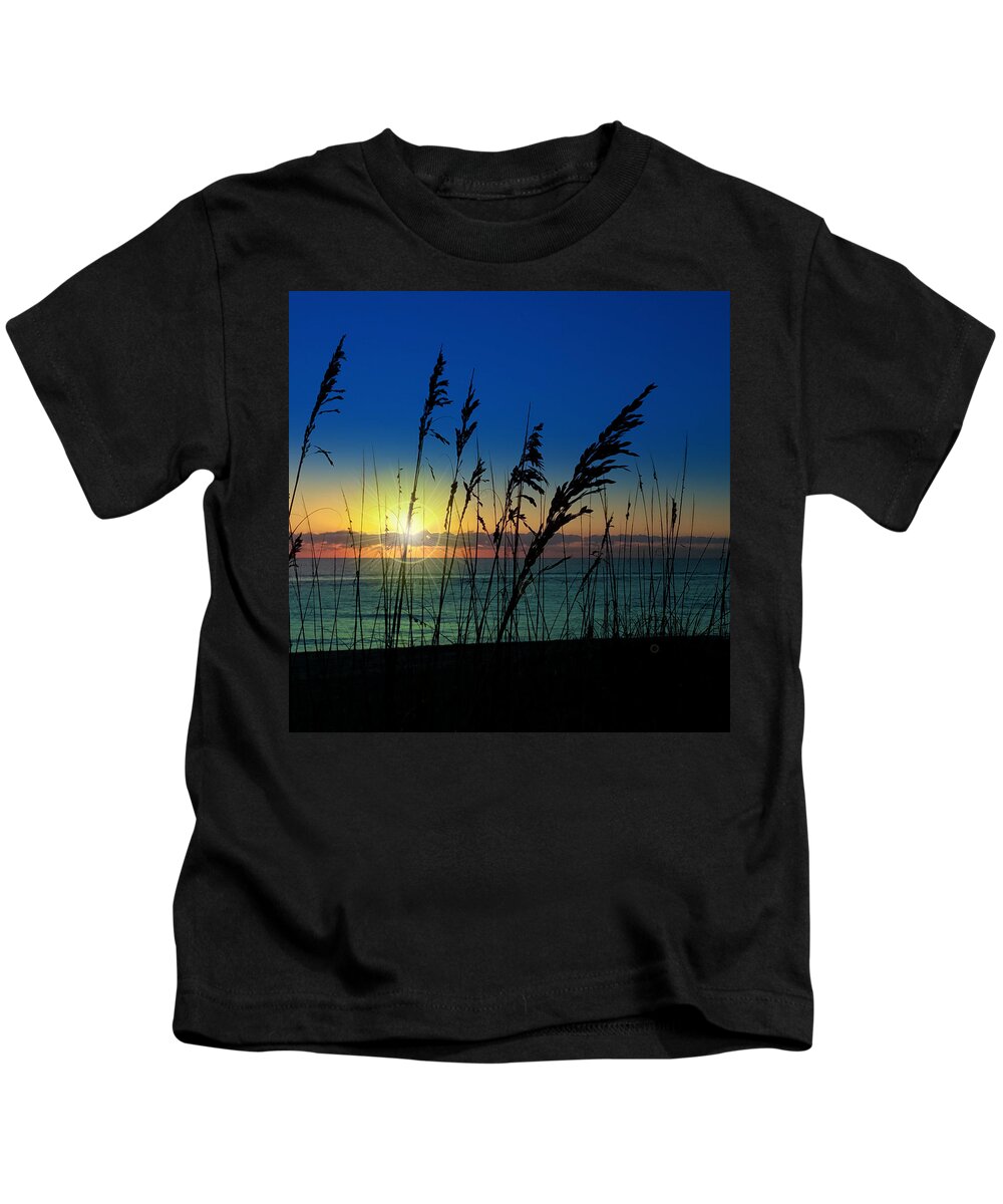 Florida Kids T-Shirt featuring the photograph Bad Sea Oats by Robert Francis