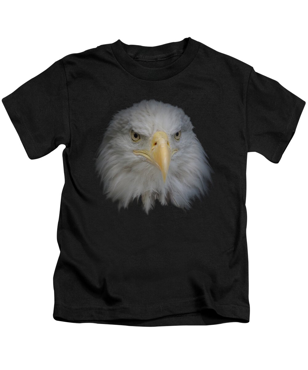 Animal Kids T-Shirt featuring the photograph Bald Eagle 1 by Ernest Echols