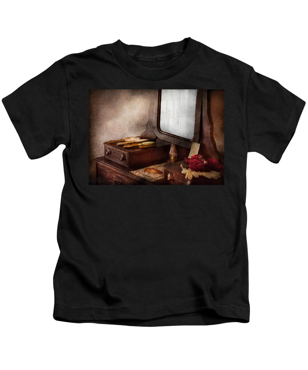 Barber Kids T-Shirt featuring the photograph Barber - Everything you need to look Beautiful by Mike Savad