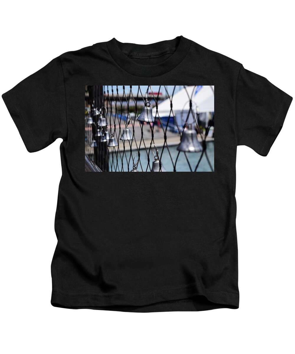 Bells Kids T-Shirt featuring the photograph Bells of Hope by Nicole Lloyd