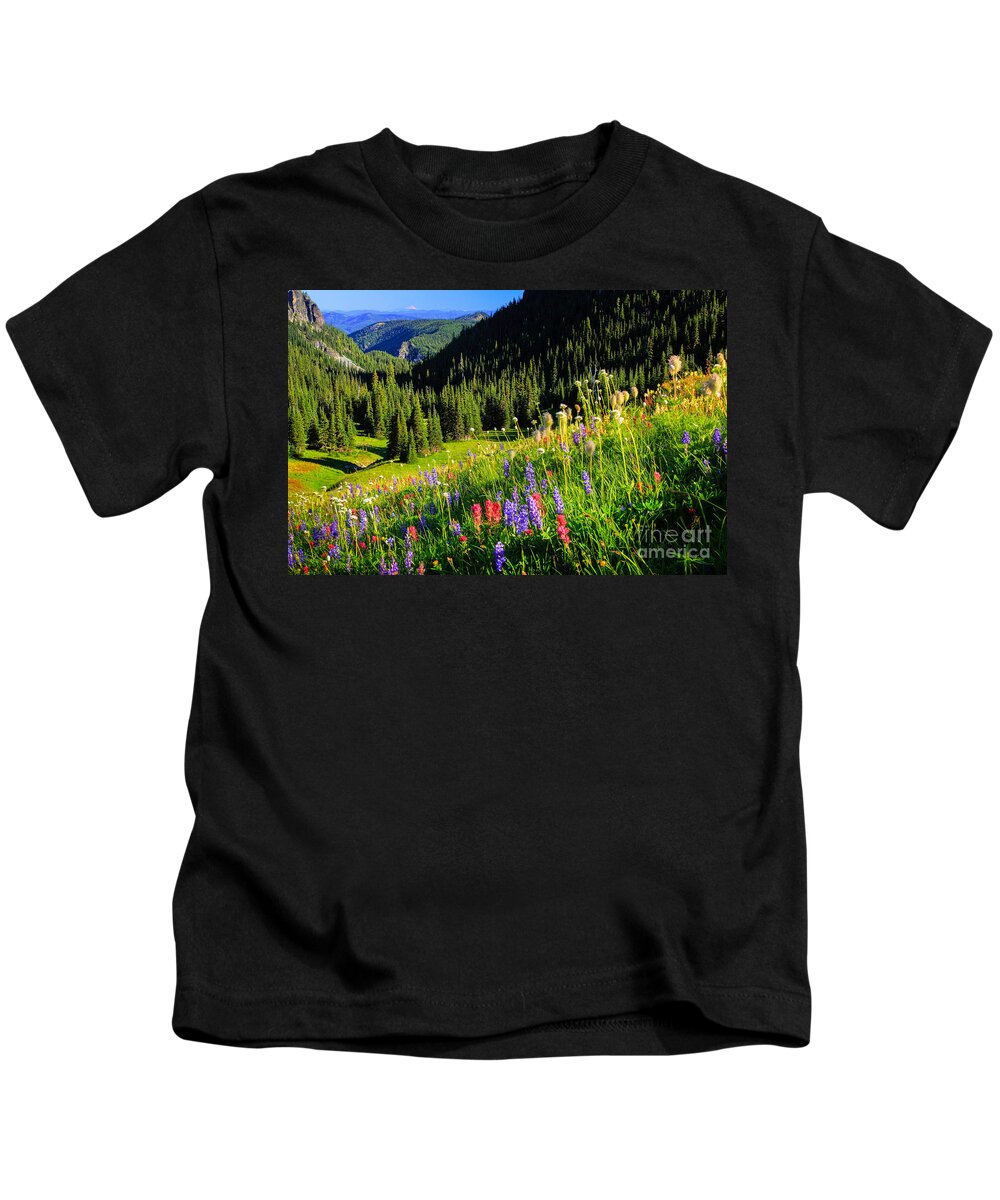 America Kids T-Shirt featuring the photograph Berkeley Park by Inge Johnsson