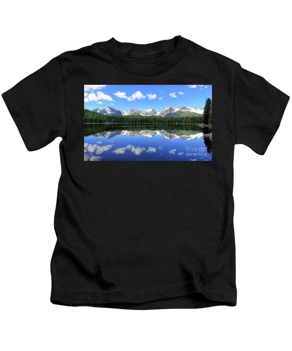 Bierstadt Kids T-Shirt featuring the photograph Bierstadt Lake in Rocky Mountain National Park by Ronda Kimbrow