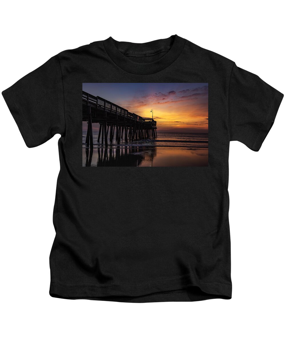 Sunrise Kids T-Shirt featuring the photograph Blood Orange Morn by Pete Federico
