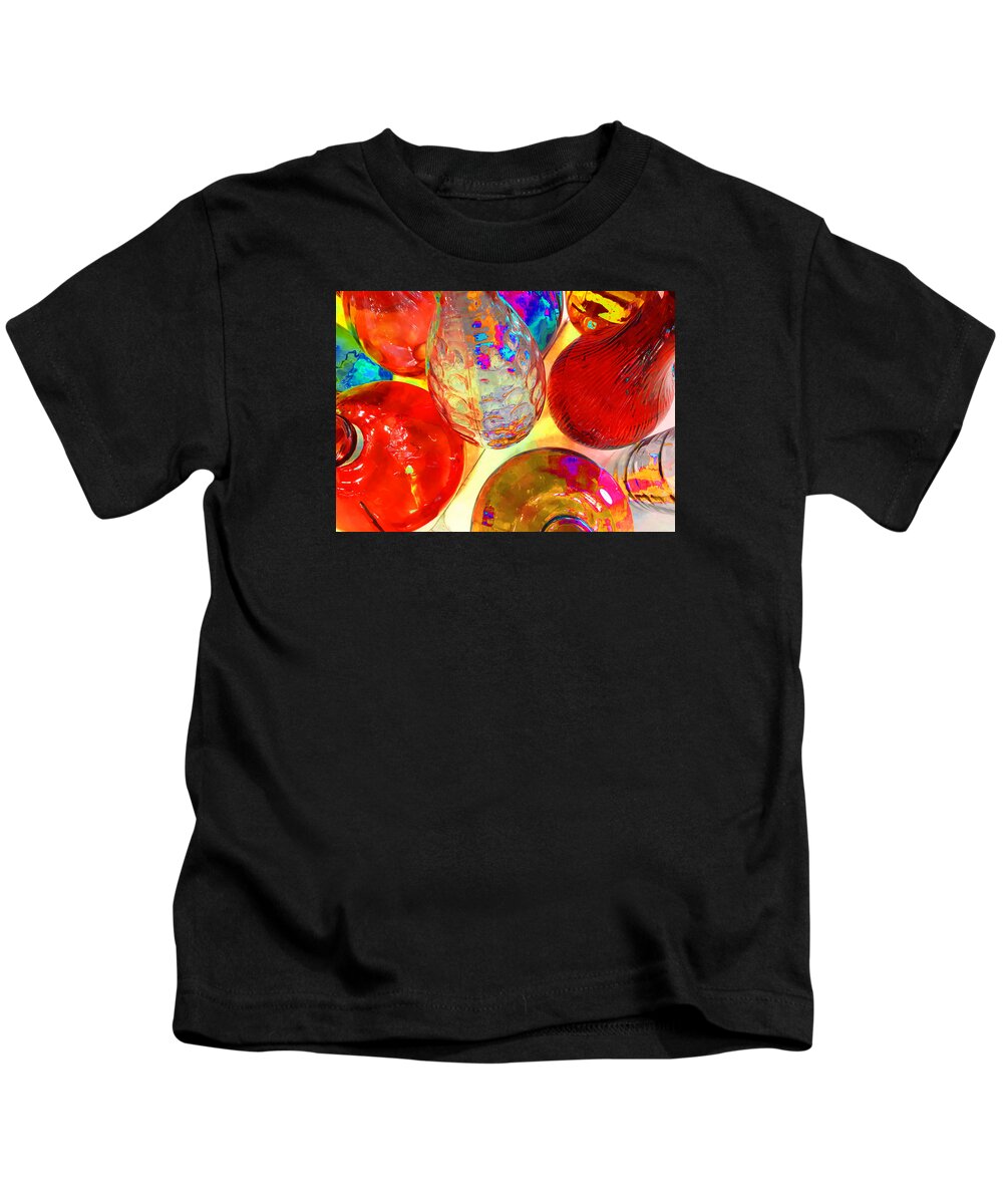 Bloom In Glass Kids T-Shirt featuring the photograph Bloom In Glass #3 by James Stoshak