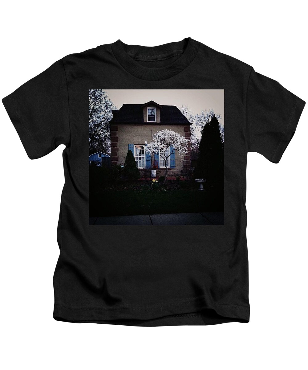 Art Kids T-Shirt featuring the photograph Blooming Tree by Frank J Casella