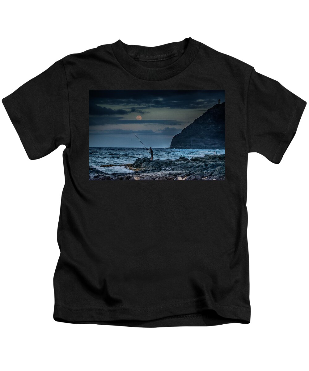 Hawaii Kids T-Shirt featuring the photograph Blue Hawaii by Bill Roberts