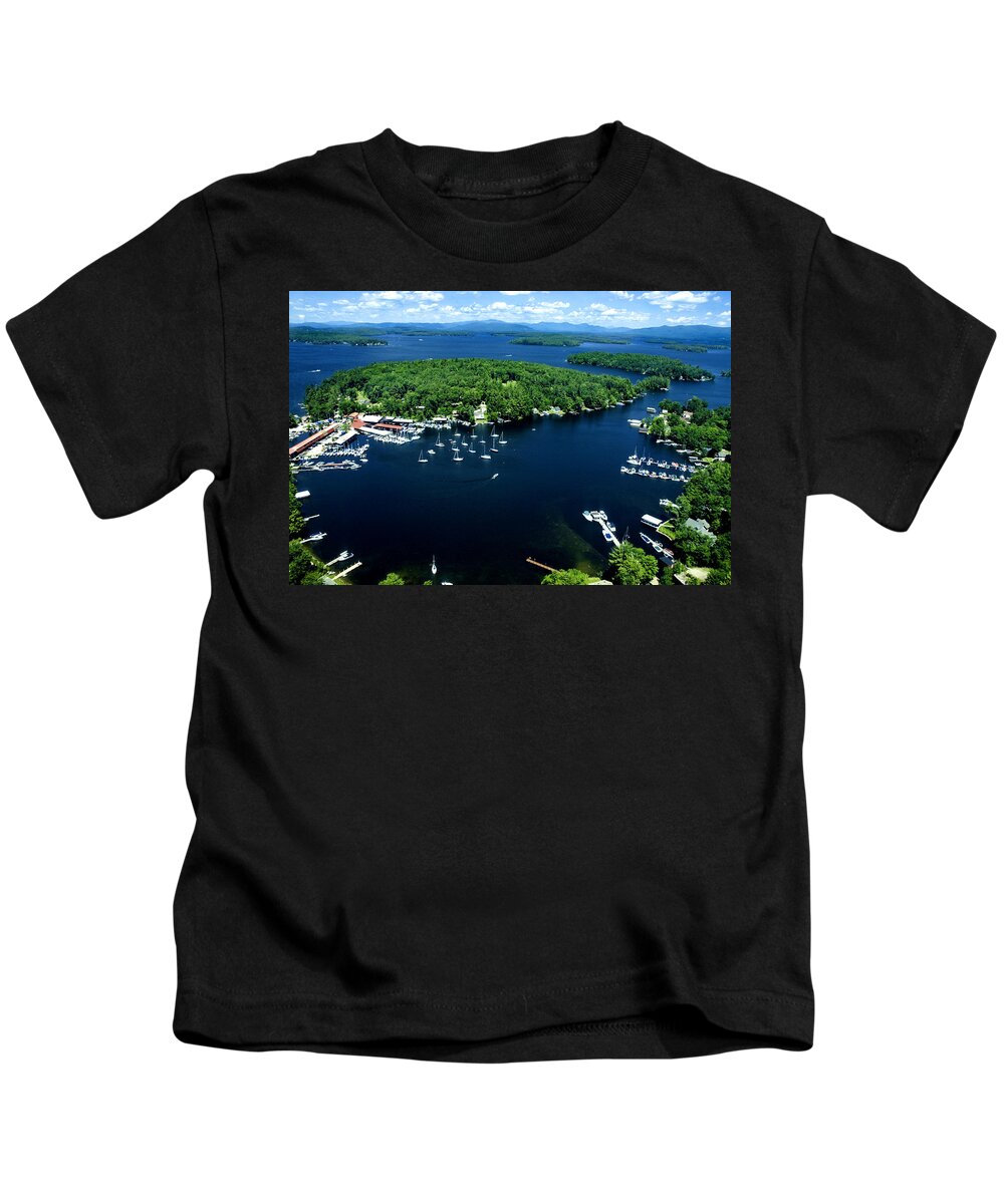 Planes Kids T-Shirt featuring the photograph Boating Season by Greg Fortier