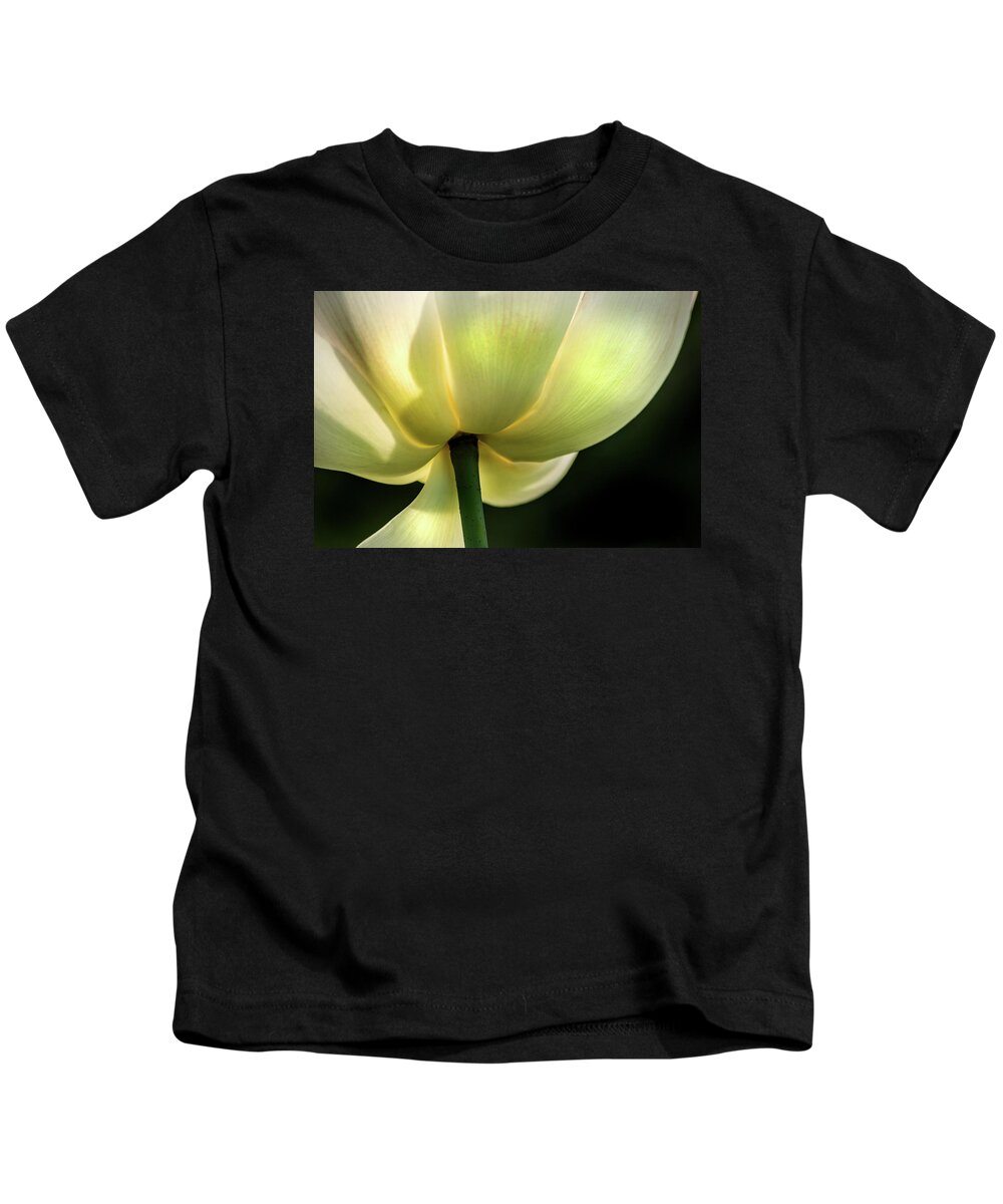 Flower Kids T-Shirt featuring the photograph Bottom of Lotus by Don Johnson