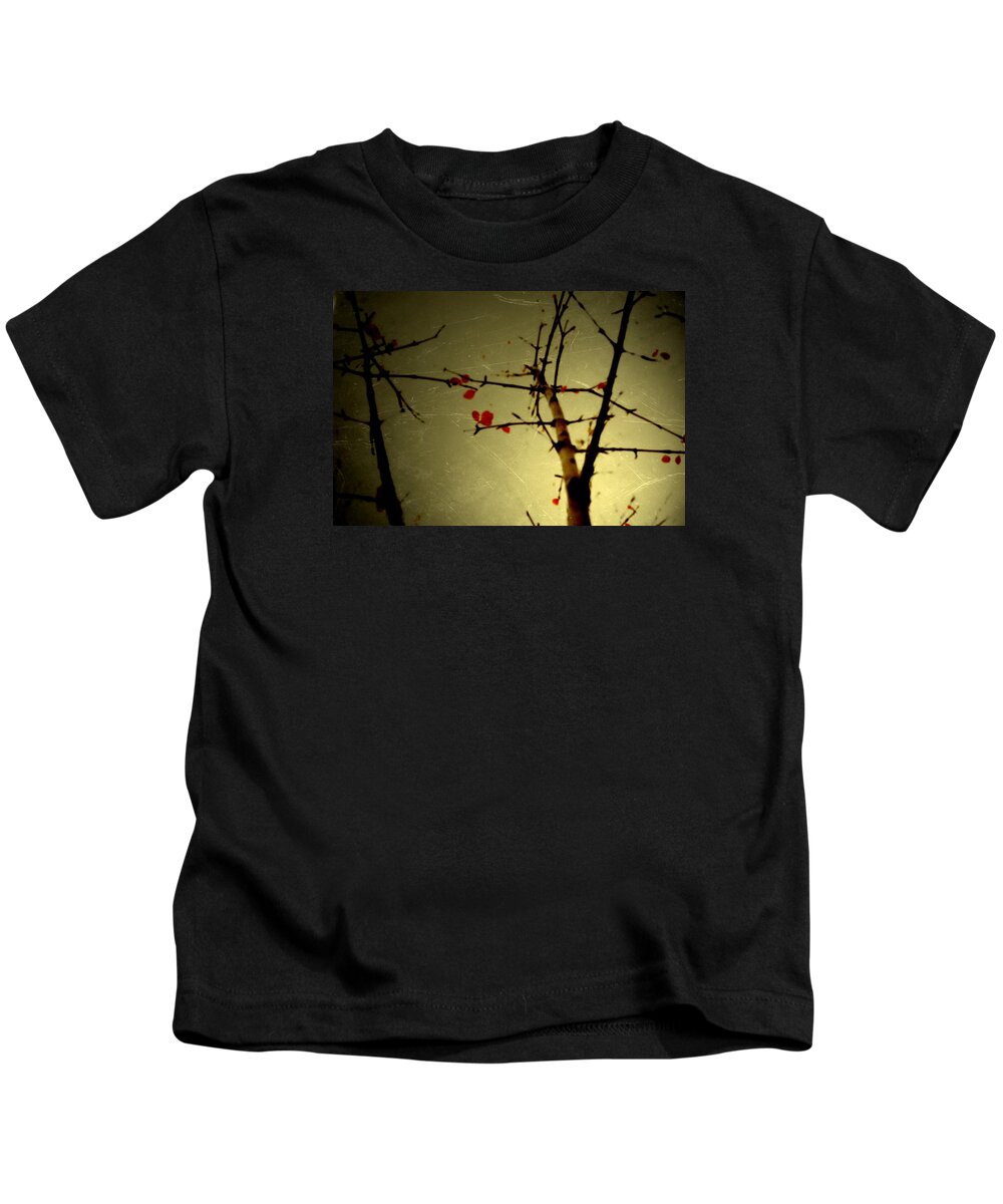 Leaves Kids T-Shirt featuring the photograph Bridge by Mark Ross