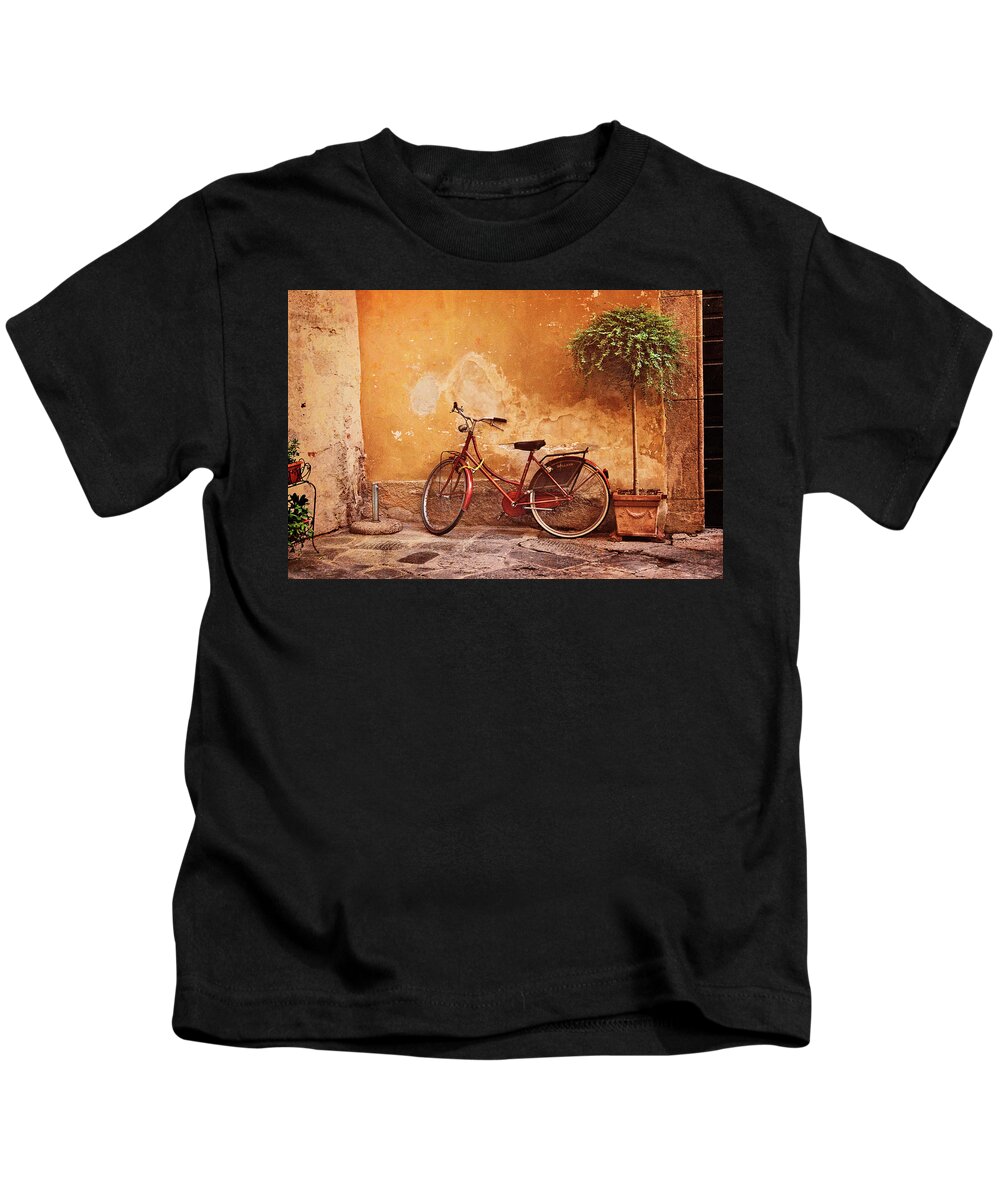 Italy Kids T-Shirt featuring the photograph Charming Lucca by Jill Love