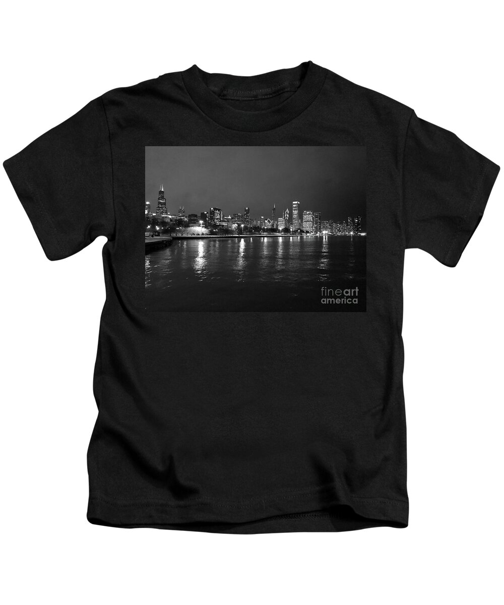 Chicago Kids T-Shirt featuring the photograph Chicago Skyline by Dennis Richardson