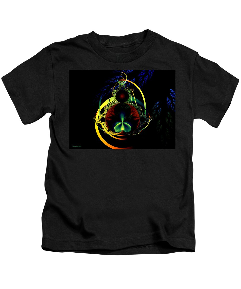 Ornament Kids T-Shirt featuring the digital art Christmas Ornament by Claire Bull
