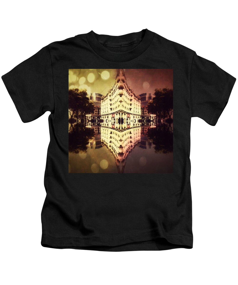 Urban Kids T-Shirt featuring the photograph Day And Night by Jorge Ferreira