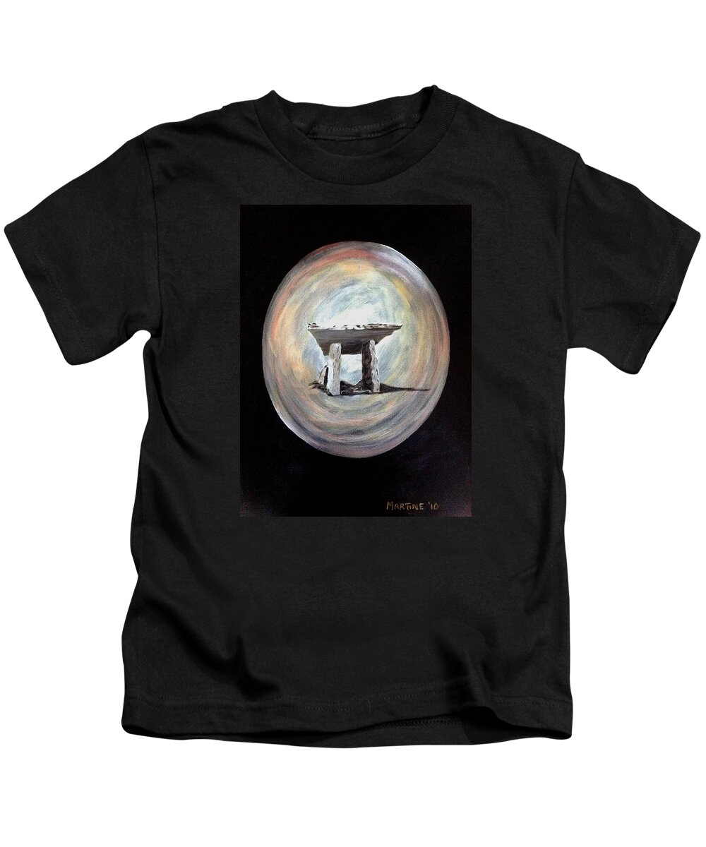 Dolman Kids T-Shirt featuring the painting Dolman by Martine Murphy