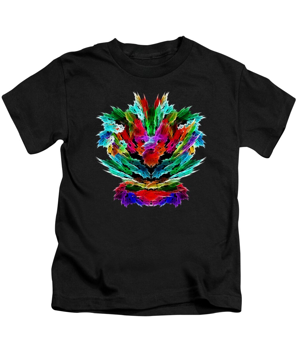 Dragon's Breath Kids T-Shirt featuring the painting Dragon's Breath by Two Hivelys