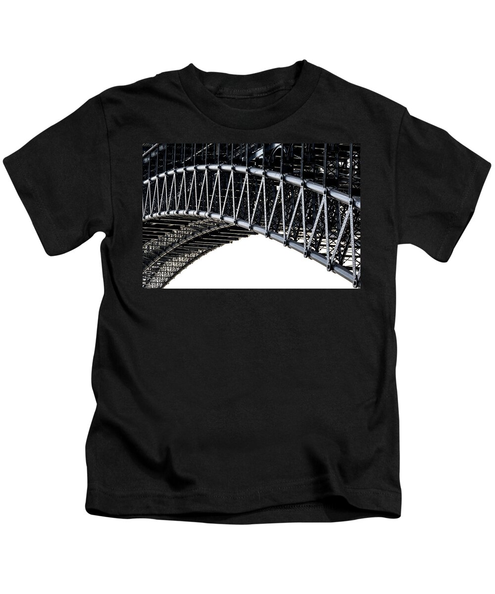 Eads Bridge Kids T-Shirt featuring the photograph Eads Bridge by Holly Ross