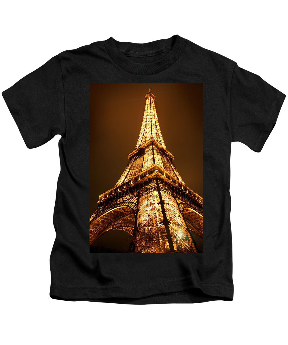 Eiffel Kids T-Shirt featuring the photograph Eiffel by Skip Hunt