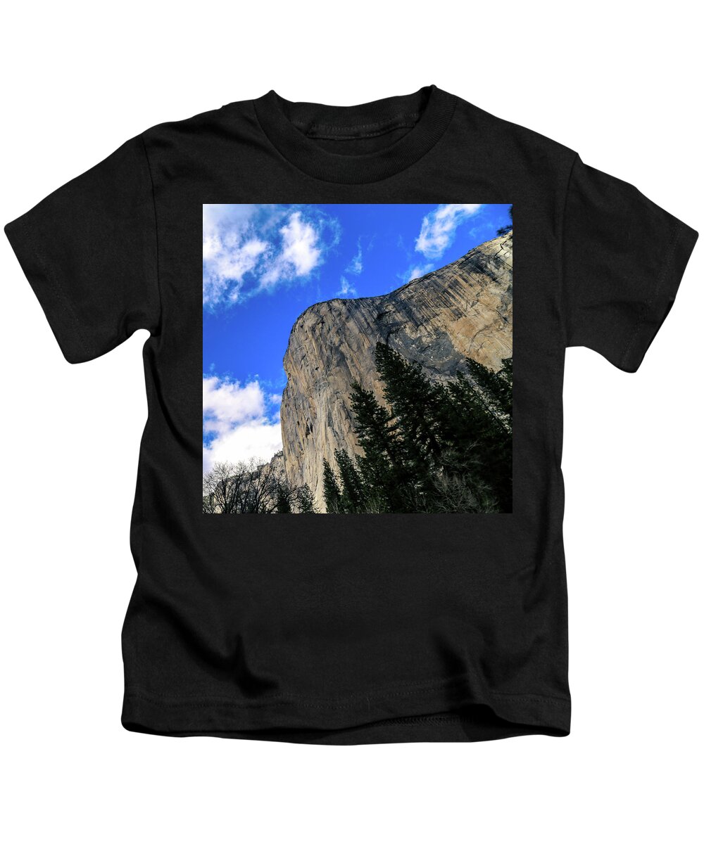 Usa Kids T-Shirt featuring the photograph El Capitan by Alberto Zanoni