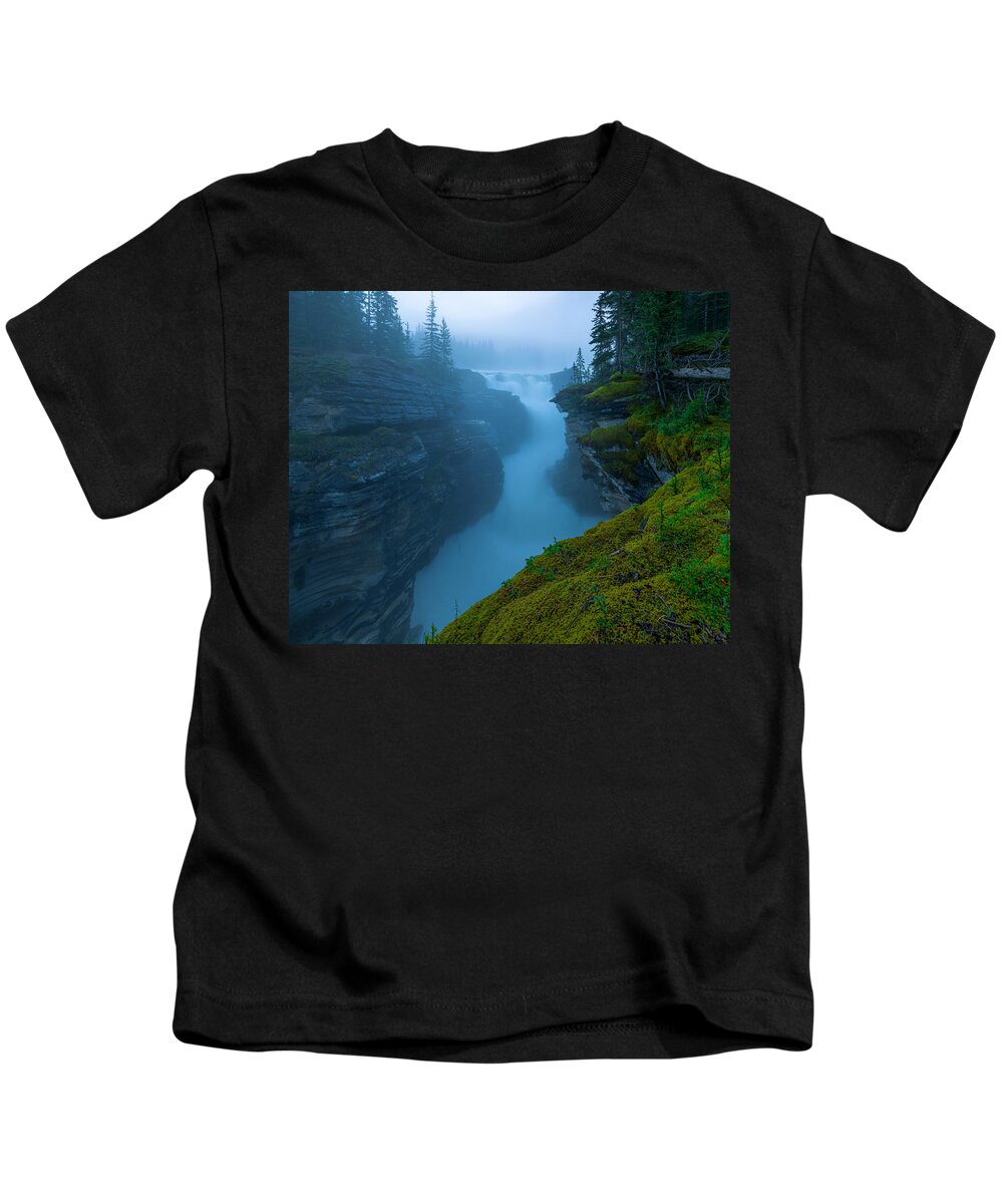 Canada Kids T-Shirt featuring the photograph Enchanting Mist by Dustin LeFevre