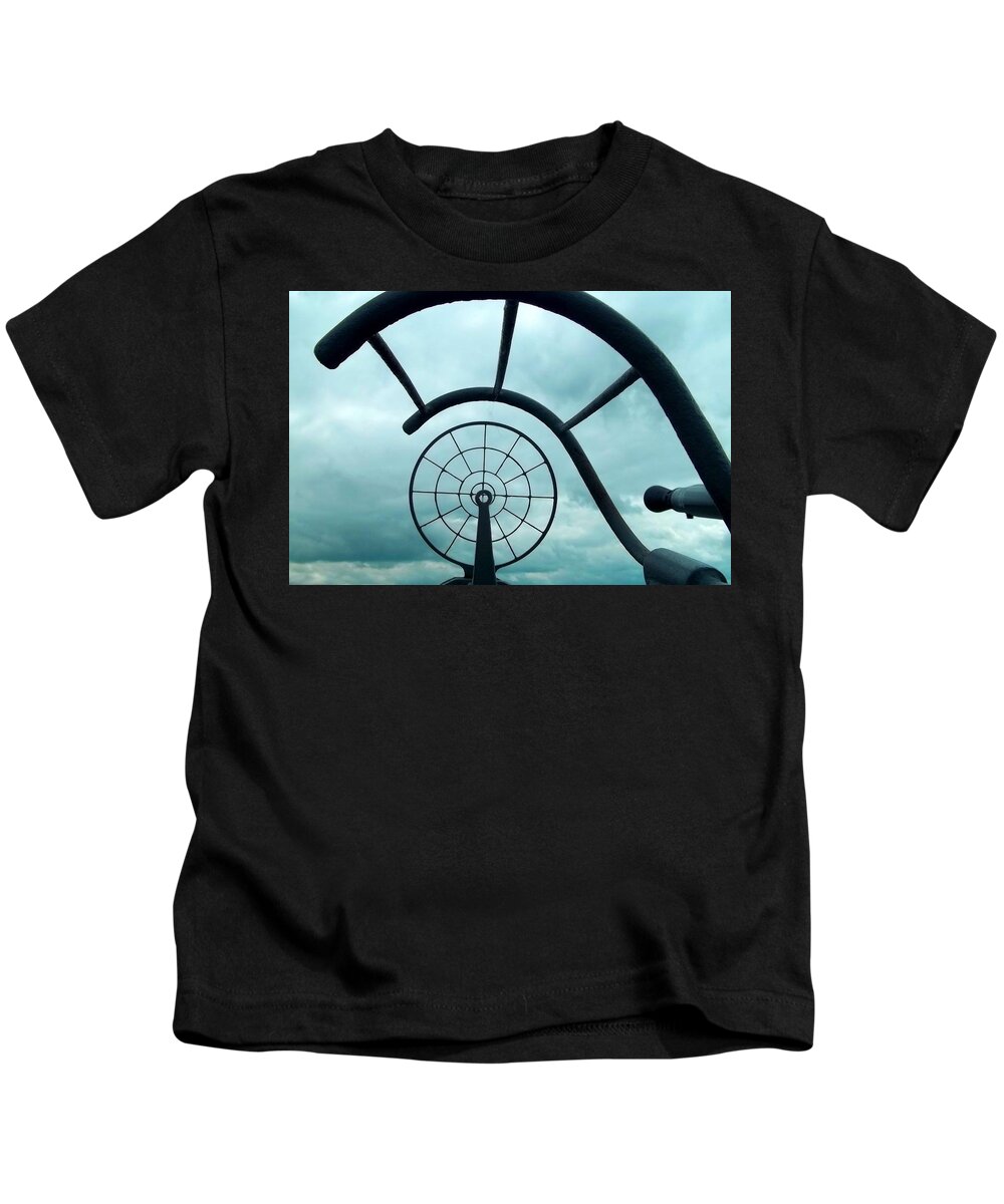 Scope Kids T-Shirt featuring the photograph Eye of History by Danielle R T Haney