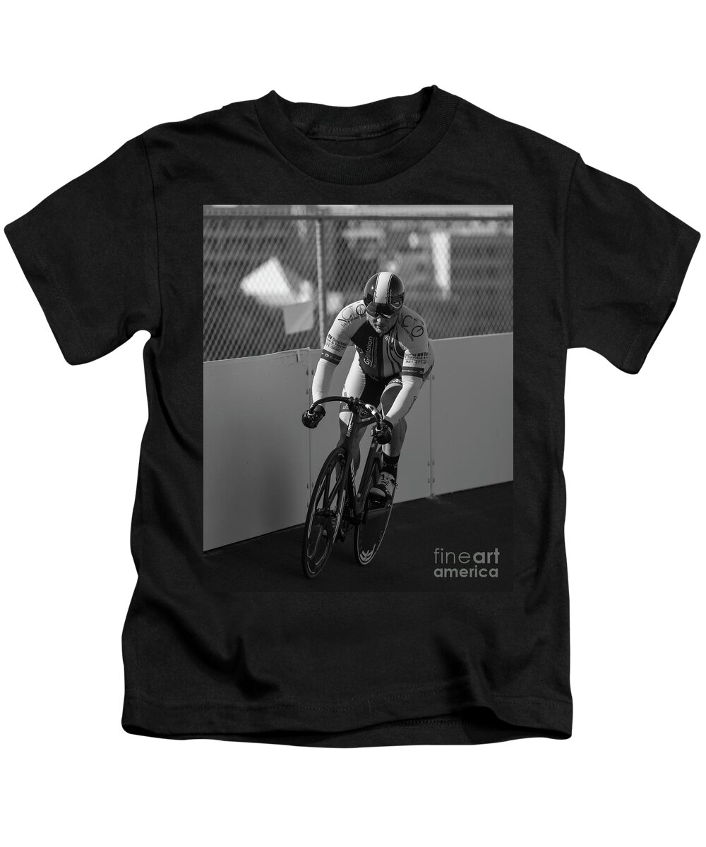 San Diego Kids T-Shirt featuring the photograph Flying 200 Meter TT by Dusty Wynne